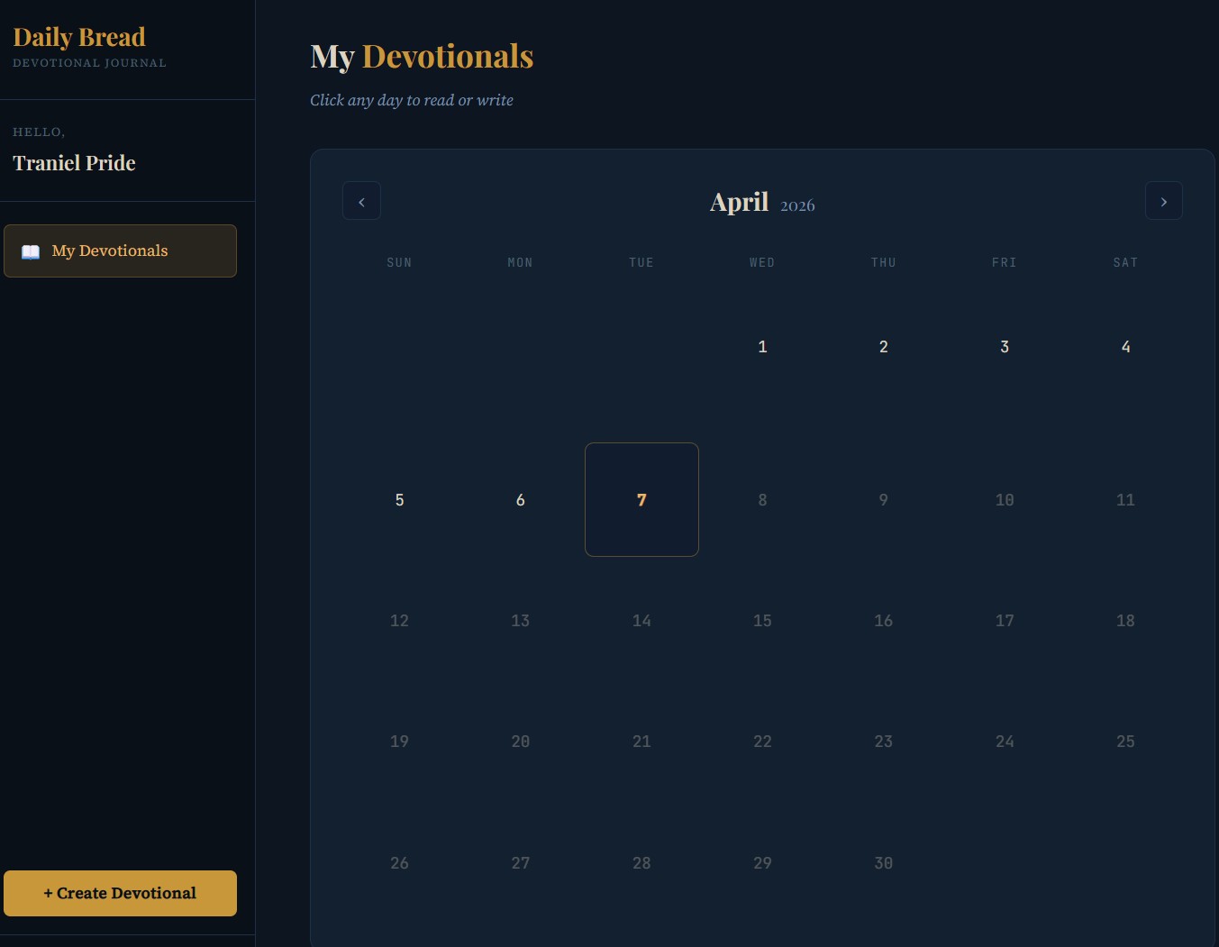 Daily Bread screenshot