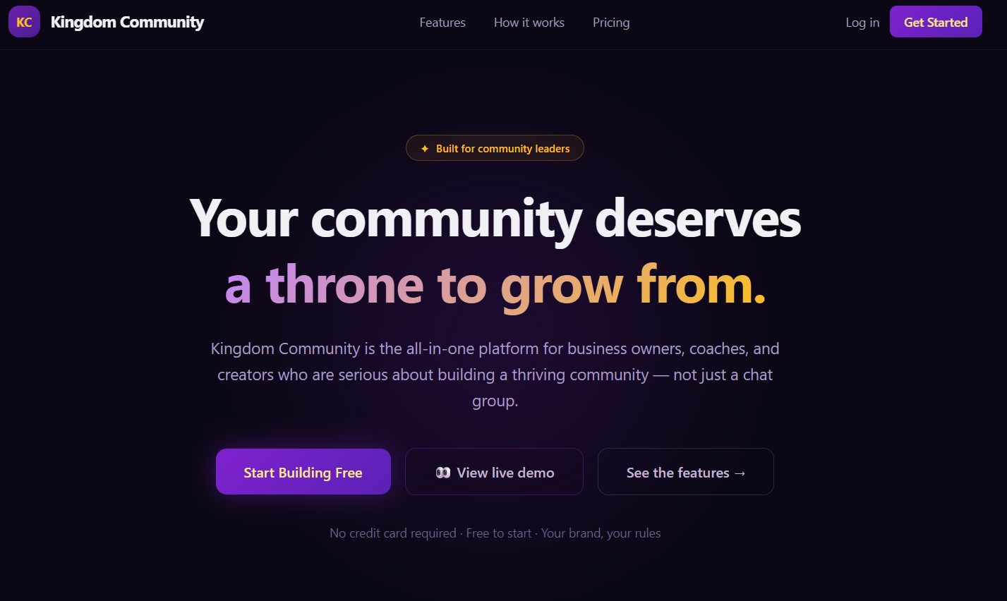 Kingdom Community screenshot